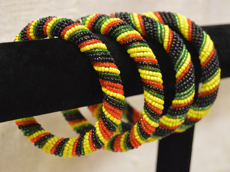 Lingduan Jamaican Rasta Bracelet And Necklace Set - India | Ubuy