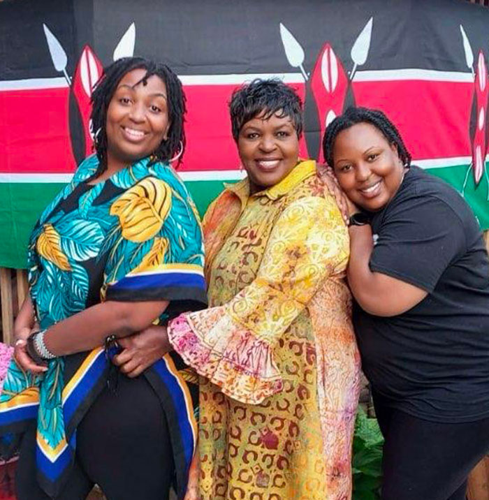 Purity Ruchugo at a Taste of Kenya event